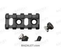 Zenitco B-2 Rail - CNC D16T Aluminum 45mm Picatinny Bracket for Bazis-Rail Handguards (Black, Desert & Golden Khaki)
