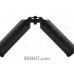 Zenitco B-25P Dual 45° Grip Adapter - CNC D16T Aluminum Twin Foregrip Mount for Picatinny Rails, Holds Two Front Grips at 45° (AK-Pattern, Black / Desert / Golden Khaki)