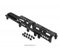 Zenitco B-31U/RPK Upper Rail - CNC Aluminum Gas Tube Picatinny Rail (RPK-Pattern)