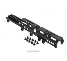Zenitco B-31U/RPK Upper Rail Â– CNC Aluminum Gas Tube Picatinny Rail (RPK-Pattern)