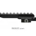 Zenitco B-5U QD Riser Mount - See-Through Picatinny-to-Picatinny Riser Adapter with Quick-Detach Lever (Black)