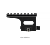 Zenitco B-5VU V2.0 Picatinny Riser Mount Â– See-Through Passthrough for Optic + Thermal