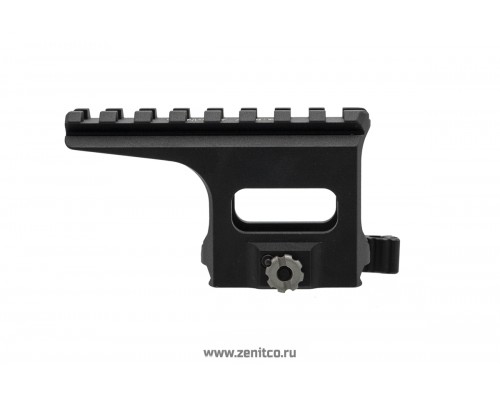 Zenitco B-5VU V2.0 Picatinny Riser Mount Â– See-Through Passthrough for Optic + Thermal