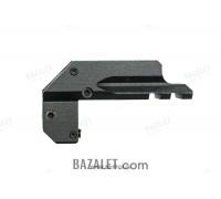 Zenitco B-8K Sidearm Light Rail - CNC D16T Aluminum Picatinny Adapter for the Yarygin (Viking) Frame (Black)