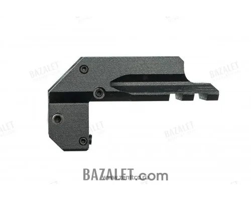 Zenitco B-8K Sidearm Light Rail - CNC D16T Aluminum Picatinny Adapter for the Yarygin (Viking) Frame (Black)