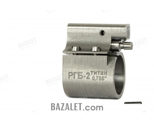 Zenitco RGB-2 Adjustable Gas Block - VT-6 Titanium 0.750 in (AR-15)