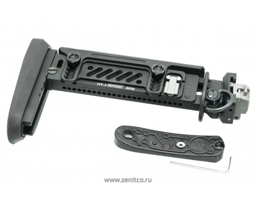 Zenitco PT-1 RPK Telescopic Folding Stock - Adjustable Skeleton Stock (RPK-Pattern)