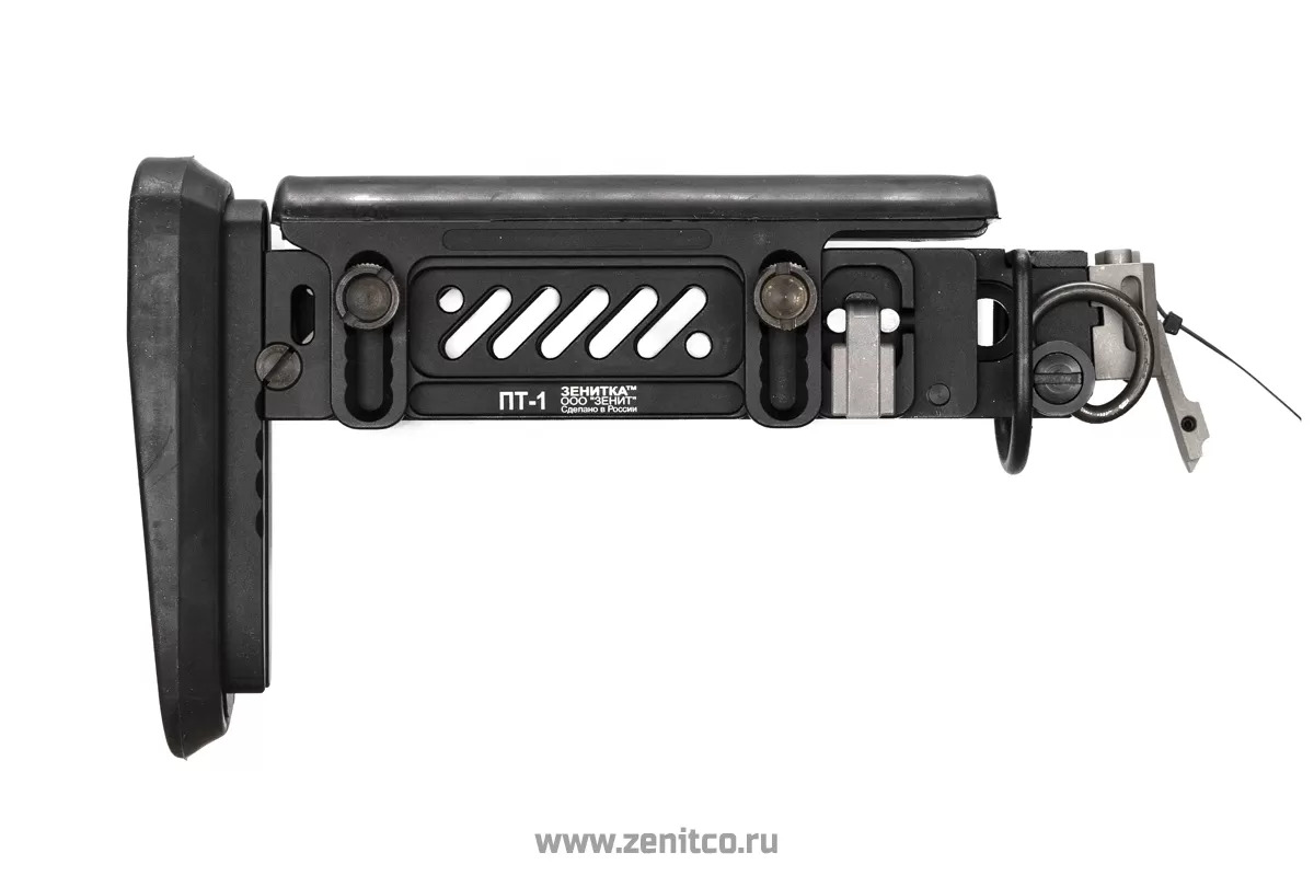 Zenitco PT-1 Telescopic Folding Stock - Adjustable Skeleton Stock