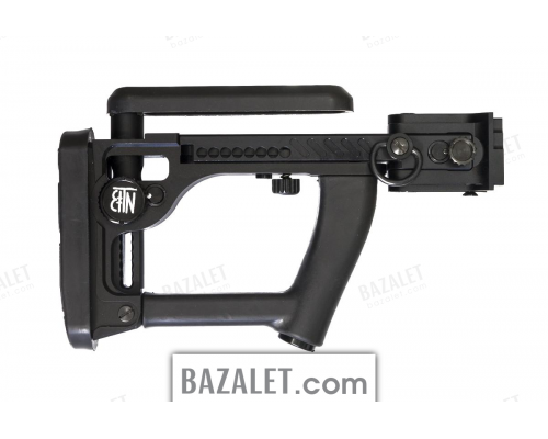 Zenitco PT-2 Heavy Telescopic Folding Stock - Adjustable Skeleton Stock (D16T)