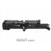 Zenitco Sport-4S Handguard Kit - Reinforced CNC D16T Aluminum Modular Handguard System for Full-Length AK-Pattern Carbines (Basis Rails, Black & Desert)