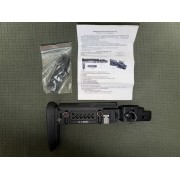 Customer photo for Zenitco PT-5 Telescopic Folding Stock - CNC D16T Aluminum Adjustable Tubular Stock for AK-Pattern Carbines (Black &amp; Golden Khaki)