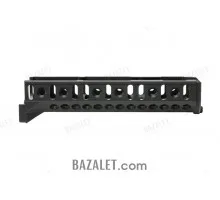 Zenitco B-10L Handguard Rail - CNC D16T Aluminum AK-Pattern Handguard with Bazis Rails (Black, Desert & Golden Khaki)