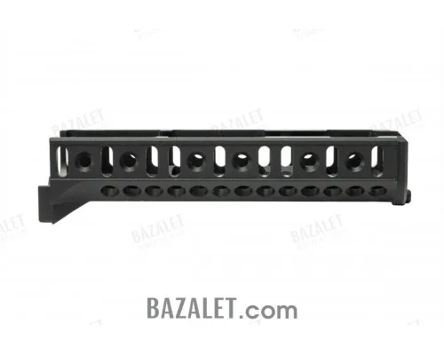 Zenitco B-10L Handguard Rail - CNC D16T Aluminum AK-Pattern Handguard with Bazis Rails (Black, Desert & Golden Khaki)