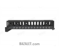 Zenitco B-10LS Handguard Rail - Reinforced CNC D16T Aluminum AK-Pattern Handguard with Bazis Rails (Black & Desert)