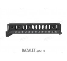 Zenitco B-10LS Handguard Rail - Reinforced CNC D16T Aluminum AK-Pattern Handguard with Bazis Rails (Black & Desert)