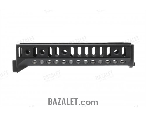 Zenitco B-10LS Handguard Rail - Reinforced CNC D16T Aluminum AK-Pattern Handguard with Bazis Rails (Black & Desert)