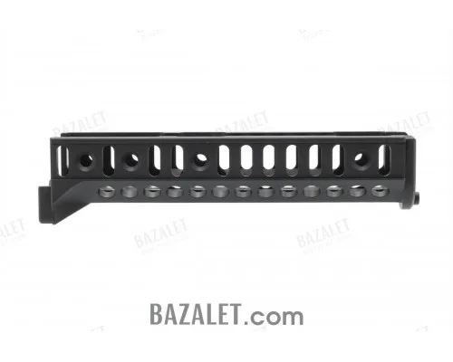 Zenitco B-10LS Handguard Rail - Reinforced CNC D16T Aluminum AK-Pattern Handguard with Bazis Rails (Black & Desert)
