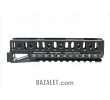 Zenitco B-10U Handguard Rail - CNC D16T Aluminum AK-Pattern Handguard with Picatinny & Bazis Rails (Black, Desert & Golden Khaki)