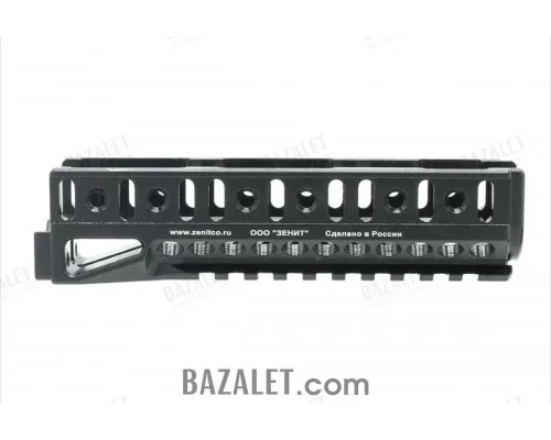 Zenitco B-10U Handguard Rail - CNC D16T Aluminum AK-Pattern Handguard with Picatinny & Bazis Rails (Black, Desert & Golden Khaki)