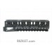 Zenitco B-10U Handguard Rail - CNC D16T Aluminum AK-Pattern Handguard with Picatinny & Bazis Rails (Black, Desert & Golden Khaki)