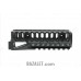 Zenitco B-11 Handguard Rail - CNC D16T Aluminum Three-Picatinny Handguard for AKS-74U Carbines (Black, Desert & Golden Khaki)