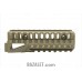 Zenitco B-11 Handguard Rail - CNC D16T Aluminum Three-Picatinny Handguard for AKS-74U Carbines (Black, Desert & Golden Khaki)