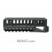 Zenitco B-11U Handguard Rail - Lightweight CNC D16T Aluminum Handguard for AKS-74U Carbines (Black, Desert & Golden Khaki)