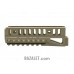 Zenitco B-11U Handguard Rail - Lightweight CNC D16T Aluminum Handguard for AKS-74U Carbines (Black, Desert & Golden Khaki)