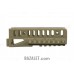 Zenitco B-11U Handguard Rail - Lightweight CNC D16T Aluminum Handguard for AKS-74U Carbines (Black, Desert & Golden Khaki)