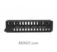 Zenitco B-20L Handguard Rail - CNC D16T Aluminum Three-Sided Bazis Handguard for RPK-Pattern Carbines (V1.0 / V1.1, Black & Desert)