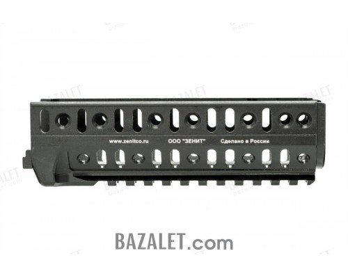 Zenitco B-20U Handguard Rail - CNC D16T Aluminum Handguard for RPK-Pattern Carbines with Bottom Picatinny & Side Bazis Rails (V2.0 / V2.1, Black, Desert & Golden Khaki)