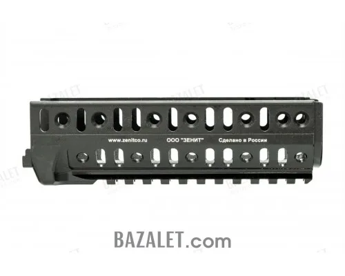 Zenitco B-20U Handguard Rail - CNC D16T Aluminum Handguard for RPK-Pattern Carbines with Bottom Picatinny & Side Bazis Rails (V2.0 / V2.1, Black, Desert & Golden Khaki)