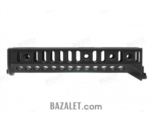 Zenitco B-21L Handguard Rail - CNC D16T Aluminum Three-Sided Bazis Lower Handguard for Vityaz-SN / Saiga-9 / TR9 Paradox Carbines (Black, Desert & Golden Khaki)