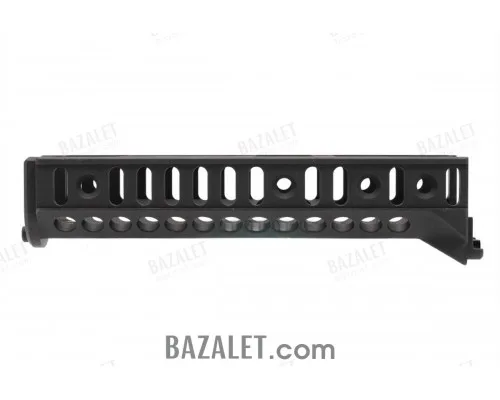 Zenitco B-21L Handguard Rail - CNC D16T Aluminum Three-Sided Bazis Lower Handguard for Vityaz-SN / Saiga-9 / TR9 Paradox Carbines (Black, Desert & Golden Khaki)