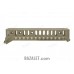 Zenitco B-21L Handguard Rail - CNC D16T Aluminum Three-Sided Bazis Lower Handguard for Vityaz-SN / Saiga-9 / TR9 Paradox Carbines (Black, Desert & Golden Khaki)
