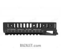 Zenitco B-21U Handguard Rail - CNC D16T Aluminum Handguard for Vityaz-SN / Saiga-9 / TR9 Paradox Carbines with Bottom Picatinny & Side Bazis Rails (Black, Desert & Golden Khaki)