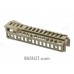 Zenitco B-21U Handguard Rail - CNC D16T Aluminum Handguard for Vityaz-SN / Saiga-9 / TR9 Paradox Carbines with Bottom Picatinny & Side Bazis Rails (Black, Desert & Golden Khaki)