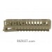 Zenitco B-21U Handguard Rail - CNC D16T Aluminum Handguard for Vityaz-SN / Saiga-9 / TR9 Paradox Carbines with Bottom Picatinny & Side Bazis Rails (Black, Desert & Golden Khaki)