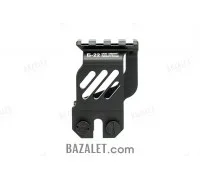 Zenitco B-22 Rear Sight Rail Mount - CNC D16T Aluminum Picatinny Bracket Over the Rear Sight Block for AK-Pattern Handguards (Black, Desert & Golden Khaki)