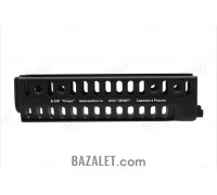 Zenitco B-23L Handguard Rail - CNC D16T Aluminum Three-Sided Bazis Handguard for Saiga-308 Carbines (Black & Desert)