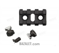 Zenitco B-2L Picatinny Rail Adapter - CNC D16T Aluminum Bazis-to-Picatinny Rail with Cam-Lock & Screw (35 mm, Black, Desert & Golden Khaki)