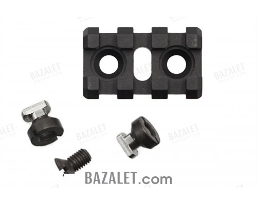 Zenitco B-2L Picatinny Rail Adapter - CNC D16T Aluminum Bazis-to-Picatinny Rail with Cam-Lock & Screw (35 mm, Black, Desert & Golden Khaki)