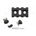 Zenitco B-2L Picatinny Rail Adapter - CNC D16T Aluminum Bazis-to-Picatinny Rail with Cam-Lock & Screw (35 mm, Black, Desert & Golden Khaki)