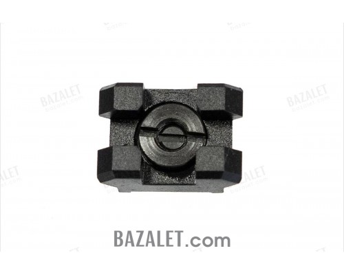 Zenitco B-2M Picatinny Rail Adapter - Short CNC D16T Aluminum Bazis-to-Picatinny Rail with Cam-Lock (15 mm, Black & Desert)