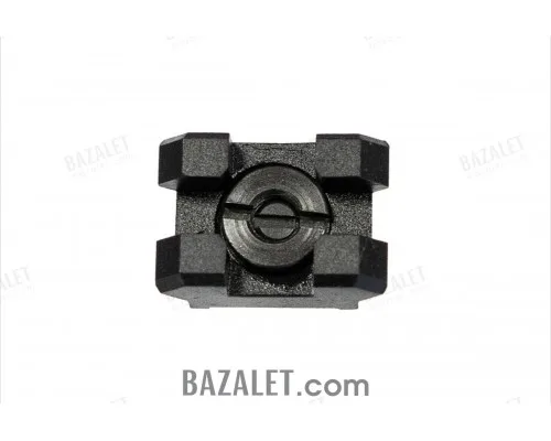 Zenitco B-2M Picatinny Rail Adapter - Short CNC D16T Aluminum Bazis-to-Picatinny Rail with Cam-Lock (15 mm, Black & Desert)
