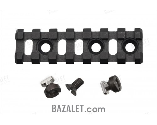 Zenitco B-2U Picatinny Rail Adapter - CNC D16T Aluminum Bazis-to-Picatinny Rail with Cam-Lock & Screw (75 mm, Black, Desert & Golden Khaki)