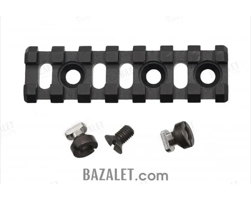 Zenitco B-2U Picatinny Rail Adapter - CNC D16T Aluminum Bazis-to-Picatinny Rail with Cam-Lock & Screw (75 mm, Black, Desert & Golden Khaki)