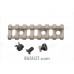 Zenitco B-2U Picatinny Rail Adapter - CNC D16T Aluminum Bazis-to-Picatinny Rail with Cam-Lock & Screw (75 mm, Black, Desert & Golden Khaki)