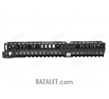 Zenitco B-30 Handguard Rail - Full-Length CNC D16T Aluminum Multi-Rail Picatinny Handguard for AK-Pattern Carbines (Black, Desert & Golden Khaki)
