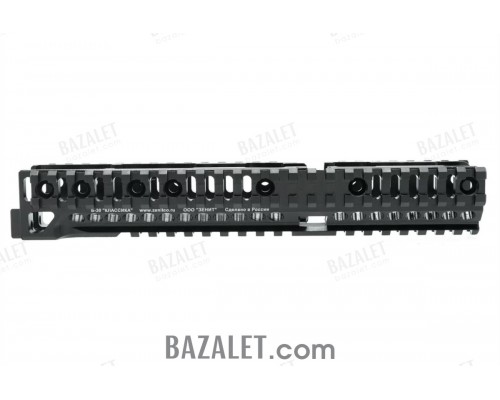 Zenitco B-30 Handguard Rail - Full-Length CNC D16T Aluminum Multi-Rail Picatinny Handguard for AK-Pattern Carbines (Black, Desert & Golden Khaki)